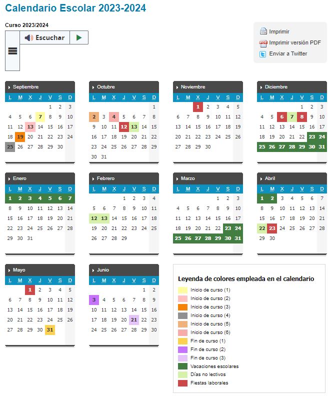 calendario escolar 23-24